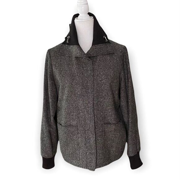 Jones New York Signature Black White Tweed Blazer SZ S - Picture 14 of 14